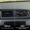 imageLivTee 20 Pieces Car Air Conditioner Decoration Strip for Vent Outlet Universal Waterproof Bendable Air Vent Outlet Trim Decoration Car Interior Accessories GreenBling Black