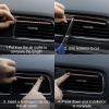 imageLivTee 20 Pieces Car Air Conditioner Decoration Strip for Vent Outlet Universal Waterproof Bendable Air Vent Outlet Trim Decoration Car Interior Accessories GreenCarbon Red