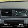 imageLivTee 20 Pieces Car Air Conditioner Decoration Strip for Vent Outlet Universal Waterproof Bendable Air Vent Outlet Trim Decoration Car Interior Accessories GreenBling Blue