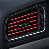 imageLivTee 20 Pieces Car Air Conditioner Decoration Strip for Vent Outlet Universal Waterproof Bendable Air Vent Outlet Trim Decoration Car Interior Accessories GreenRed