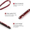 imageLivTee 20 Pieces Car Air Conditioner Decoration Strip for Vent Outlet Universal Waterproof Bendable Air Vent Outlet Trim Decoration Car Interior Accessories GreenBling Red