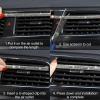 imageLivTee 20 Pieces Car Air Conditioner Decoration Strip for Vent Outlet Universal Waterproof Bendable Air Vent Outlet Trim Decoration Car Interior Accessories GreenBling AB