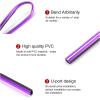 imageLivTee 20 Pieces Car Air Conditioner Decoration Strip for Vent Outlet Universal Waterproof Bendable Air Vent Outlet Trim Decoration Car Interior Accessories GreenPurple