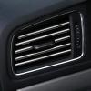 imageLivTee 20 Pieces Car Air Conditioner Decoration Strip for Vent Outlet Universal Waterproof Bendable Air Vent Outlet Trim Decoration Car Interior Accessories GreenSilver