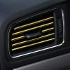 imageLivTee 20 Pieces Car Air Conditioner Decoration Strip for Vent Outlet Universal Waterproof Bendable Air Vent Outlet Trim Decoration Car Interior Accessories GreenGold