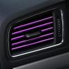 imageLivTee 20 Pieces Car Air Conditioner Decoration Strip for Vent Outlet Universal Waterproof Bendable Air Vent Outlet Trim Decoration Car Interior Accessories GreenPurple