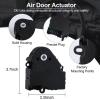 imageLivTee 604106 HVAC Blend Door Actuator Blower Motor Resistor Fits for Chevy 19942012 Driver ampamp Passenger Side Temperature Control Air Actuator Replace OEM89018365 52402588 16163982