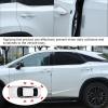 imageLivTee Car Metal Bumper for Doors Door Edge Guards Universal Car Bumper Protector Rubber AntiScratch Protectors Stickers Exterior Accessories for Car Truck and SUV Sliver4Pack
