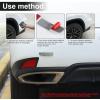 imageLivTee Car Metal Bumper for Doors Door Edge Guards Universal Car Bumper Protector Rubber AntiScratch Protectors Stickers Exterior Accessories for Car Truck and SUV Sliver4Pack