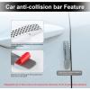 imageLivTee Car Metal Bumper for Doors Door Edge Guards Universal Car Bumper Protector Rubber AntiScratch Protectors Stickers Exterior Accessories for Car Truck and SUV Sliver4Pack