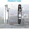 imageLivTee Exterior Chrome Door Handles Fit for Chevrolet 20072013 Fit for Cadillac Fit for GMC Sierra OEM 20828258 22738721 25960525 22738722 Front Rear Driver Passenger Side Set of 4All