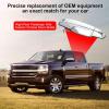 imageLivTee Exterior Chrome Door Handles Fit for Chevrolet 20072013 Fit for Cadillac Fit for GMC Sierra OEM 20828258 22738721 25960525 22738722 Front Rear Driver Passenger Side Set of 4Left Front