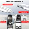 imageLivTee Exterior Chrome Door Handles Fit for Chevrolet 20072013 Fit for Cadillac Fit for GMC Sierra OEM 20828258 22738721 25960525 22738722 Front Rear Driver Passenger Side Set of 4Left Rear