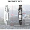 imageLivTee Exterior Chrome Door Handles Fit for Chevrolet 20072013 Fit for Cadillac Fit for GMC Sierra OEM 20828258 22738721 25960525 22738722 Front Rear Driver Passenger Side Set of 4Right Front