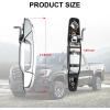 imageLivTee Exterior Chrome Door Handles Fit for Chevrolet 20072013 Fit for Cadillac Fit for GMC Sierra OEM 20828258 22738721 25960525 22738722 Front Rear Driver Passenger Side Set of 4Left Front