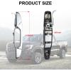 imageLivTee Exterior Chrome Door Handles Fit for Chevrolet 20072013 Fit for Cadillac Fit for GMC Sierra OEM 20828258 22738721 25960525 22738722 Front Rear Driver Passenger Side Set of 4Left Rear