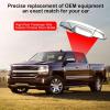 imageLivTee Exterior Chrome Door Handles Fit for Chevrolet 20072013 Fit for Cadillac Fit for GMC Sierra OEM 20828258 22738721 25960525 22738722 Front Rear Driver Passenger Side Set of 4Left Rear