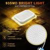 imageLivTee Extremely Bright Flashing Strobe Blinking Brake Stop Tail LED Lights Panel with 1157 Base Compatible with Harley Dyna Street Glide Road King Brilliant RedRear