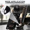 imageLivTee Motorcycle License Plate Bracket Side License Plate Mount and Holder Fits for Harley Fits for Yamaha Fits for Honda Fits Most Bikes and Motorcycles