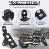 imageLivTee Motorcycle License Plate Bracket Side License Plate Mount and Holder Fits for Harley Fits for Yamaha Fits for Honda Fits Most Bikes and Motorcycles