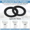 imageLivTee RV Toilet Seal Replacement for 300310320 RV Toilet Parts Flush Ball Seal Gasket Perfect Replacement for RV Toilet Seal Kit for 385311658 2 Pack