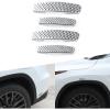 imageLivTee Car Metal Bumper for Doors Door Edge Guards Universal Car Bumper Protector Rubber AntiScratch Protectors Stickers Exterior Accessories for Car Truck and SUV Sliver4Pack