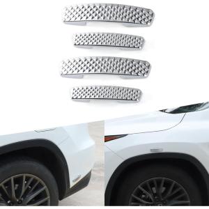 imageLivTee Car Metal Bumper for Doors Door Edge Guards Universal Car Bumper Protector Rubber AntiScratch Protectors Stickers Exterior Accessories for Car Truck and SUV Sliver4Pack