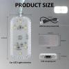 imageLivTee 2PCS Wireless Small Car LED Lights Interior USB Rechargeable Car Interior Led Night Light for Car Decor Car Accessories for Men and Woman White