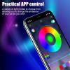 imageLivTee Accent Interior Car Lights Smart Car Interior Lights with App Control RGB LED Lights with Music Mode and DIY Mode 2 Lines Design LED Lights for Cars with Charger Car Accessories for WomenInterior Lights