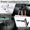 imageLivTee Beige Superior Leather Car Seat Back Headrest Hook Auto Seat Hook Hangers Interior Accessories for Purse Coats Umbrellas Grocery Bags Handbag 2PackBlack 1Pack