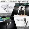 imageLivTee Beige Superior Leather Car Seat Back Headrest Hook Auto Seat Hook Hangers Interior Accessories for Purse Coats Umbrellas Grocery Bags Handbag 2PackGray 1Pack