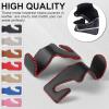 imageLivTee Beige Superior Leather Car Seat Back Headrest Hook Auto Seat Hook Hangers Interior Accessories for Purse Coats Umbrellas Grocery Bags Handbag 2PackBlack  Red 2Pack