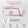 imageLivTee Beige Superior Leather Car Seat Back Headrest Hook Auto Seat Hook Hangers Interior Accessories for Purse Coats Umbrellas Grocery Bags Handbag 2PackPink