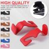 imageLivTee Beige Superior Leather Car Seat Back Headrest Hook Auto Seat Hook Hangers Interior Accessories for Purse Coats Umbrellas Grocery Bags Handbag 2PackRed 2Pack