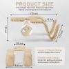 imageLivTee Beige Superior Leather Car Seat Back Headrest Hook Auto Seat Hook Hangers Interior Accessories for Purse Coats Umbrellas Grocery Bags Handbag 2PackBeige 1Pack