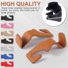 imageLivTee Beige Superior Leather Car Seat Back Headrest Hook Auto Seat Hook Hangers Interior Accessories for Purse Coats Umbrellas Grocery Bags Handbag 2PackBrown 2Pack