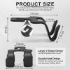 imageLivTee Beige Superior Leather Car Seat Back Headrest Hook Auto Seat Hook Hangers Interior Accessories for Purse Coats Umbrellas Grocery Bags Handbag 2PackBlack 1Pack