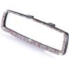 imageLivTee Bling Car Rearview Mirror Car Bling Decorations Rear View Mirror with HD Glass Bling Car Interior Accessories for Women and Teens  BluePink