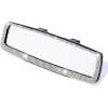imageLivTee Bling Car Rearview Mirror Car Bling Decorations Rear View Mirror with HD Glass Bling Car Interior Accessories for Women and Teens  BlueWhite