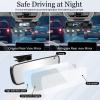 imageLivTee Car Rear View Mirror HD Glass Frameless 1181 Inch Panoramic Convex Interior Clipon Wide Angle Mirror to Reduce Blind Spot Effectively for Cars SUVs Trucks  Car AccessoriesStandardSuction Cup