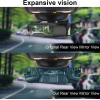 imageLivTee Car Rear View Mirror HD Glass Frameless 1181 Inch Panoramic Convex Interior Clipon Wide Angle Mirror to Reduce Blind Spot Effectively for Cars SUVs Trucks  Car AccessoriesAnti GlareSuction Cup