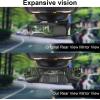 imageLivTee Car Rear View Mirror HD Glass Frameless 1181 Inch Panoramic Convex Interior Clipon Wide Angle Mirror to Reduce Blind Spot Effectively for Cars SUVs Trucks  Car AccessoriesStandardSuction Cup