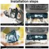 imageLivTee Car Rear View Mirror HD Glass Frameless 1181 Inch Panoramic Convex Interior Clipon Wide Angle Mirror to Reduce Blind Spot Effectively for Cars SUVs Trucks  Car AccessoriesAnti Glare113 inch