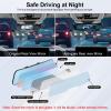 imageLivTee Car Rear View Mirror HD Glass Frameless 1181 Inch Panoramic Convex Interior Clipon Wide Angle Mirror to Reduce Blind Spot Effectively for Cars SUVs Trucks  Car AccessoriesAnti Glare12 inch