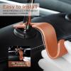 imageLivTee Car Seat Headrest Hook Car Headrest Hidden Hook 4 Pack Universal Auto Car Back Seat Hook Organizer for Purse Coat Car Interior Accessories GrayBrown