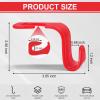 imageLivTee Car Seat Headrest Hook Car Headrest Hidden Hook 4 Pack Universal Auto Car Back Seat Hook Organizer for Purse Coat Car Interior Accessories GrayRed