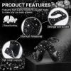 imageLivTee Car Seat Headrest Hook Car Headrest Hidden Hook 4 Pack Universal Auto Car Back Seat Hook Organizer for Purse Coat Car Interior Accessories GrayBling Black