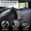 imageLivTee Car Seat Headrest Hook Car Headrest Hidden Hook 4 Pack Universal Auto Car Back Seat Hook Organizer for Purse Coat Car Interior Accessories GrayBlackCF