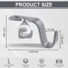 imageLivTee Car Seat Headrest Hook Car Headrest Hidden Hook 4 Pack Universal Auto Car Back Seat Hook Organizer for Purse Coat Car Interior Accessories GrayGrayCF