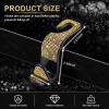 imageLivTee Car Seat Headrest Hook Car Headrest Hidden Hook 4 Pack Universal Auto Car Back Seat Hook Organizer for Purse Coat Car Interior Accessories GrayBling Gold